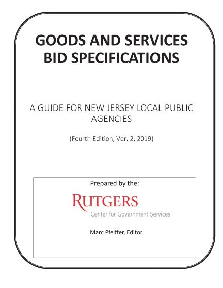2201-C - Goods and Services Bid Specifications