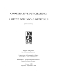 2201-E - Cooperative Purchasing