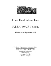 2108-B - Local Fiscal Affairs Law - NJSA 40A5-1 et seq