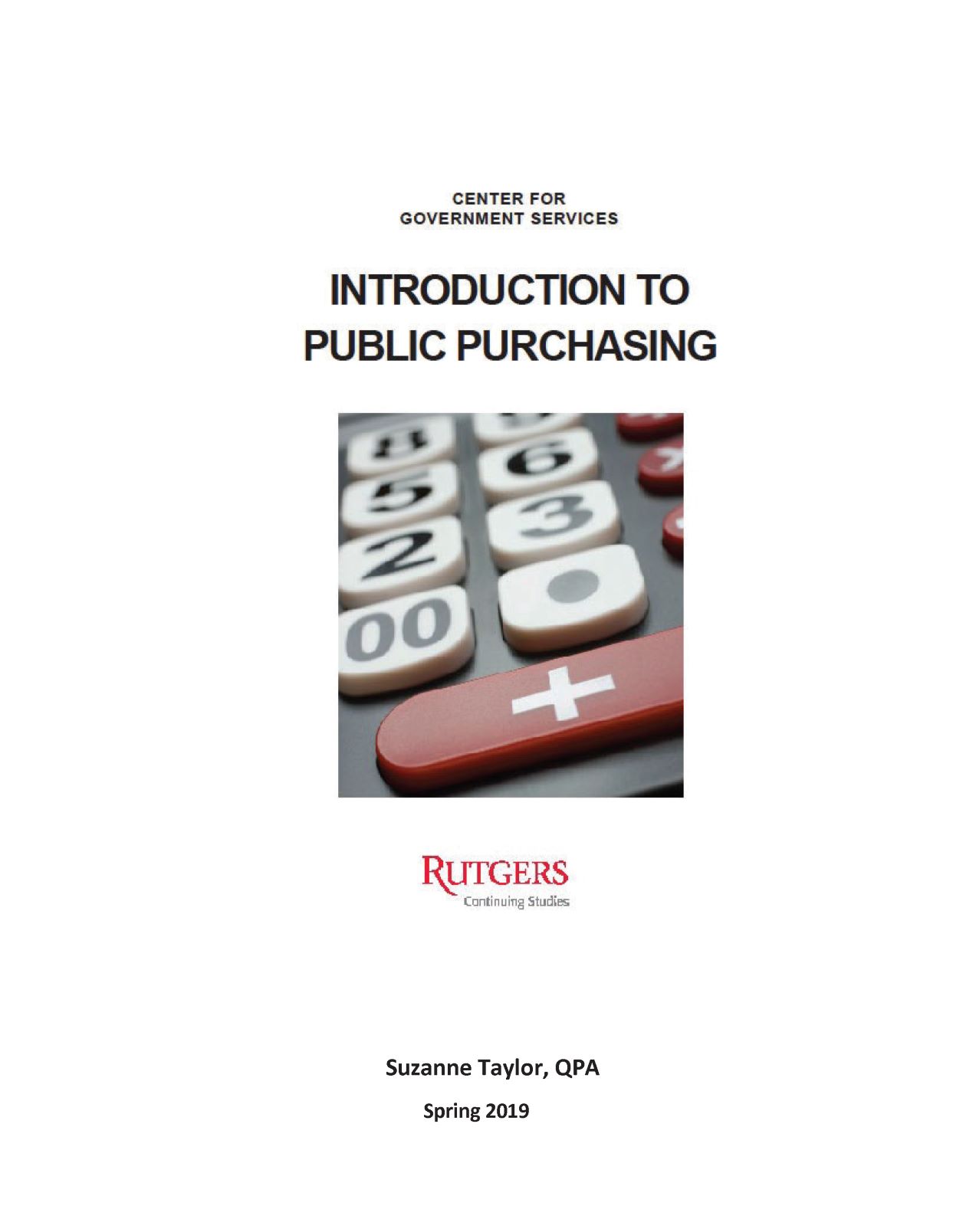 2210-A - Intro to Public Purchasing