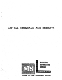 2106-B - Capital Programs and Budgets